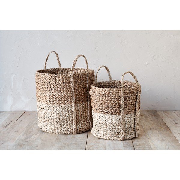 Кошница за съхранение, изработена от токозела и царевични листа, ø 40 cm Nkomi - Nkuku-image-1