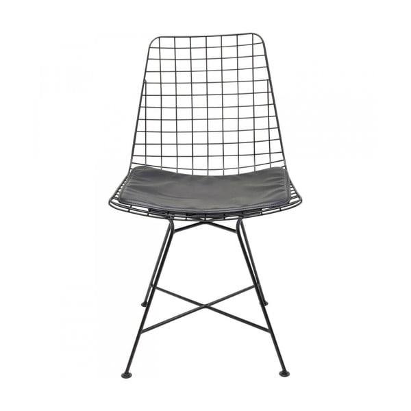 Стол за хранене от черна стомана Grid - Kare Design