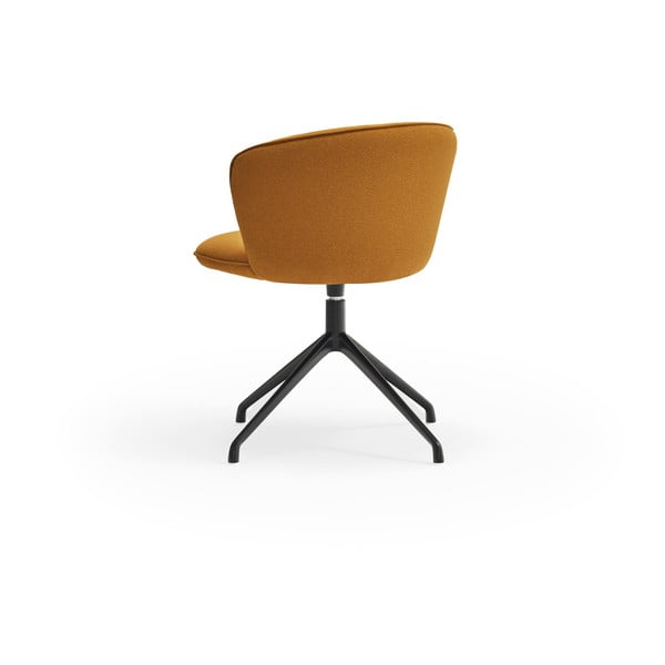 Тапицирани трапезни столове в комплект 2 бр. в цвят горчица Add – Teulat-image-2