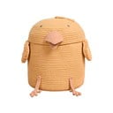 Жълта текстилна детска кошница за играчки ø 25x30 cm Charlie the Chicken – Lorena Canals