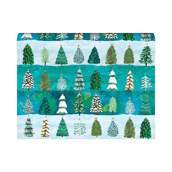 Опаковъчни хартии в комплект от 5 бр. с коледни мотиви 69,5x48,5 cm Wild Winter Forest – Roger la Borde-image-1