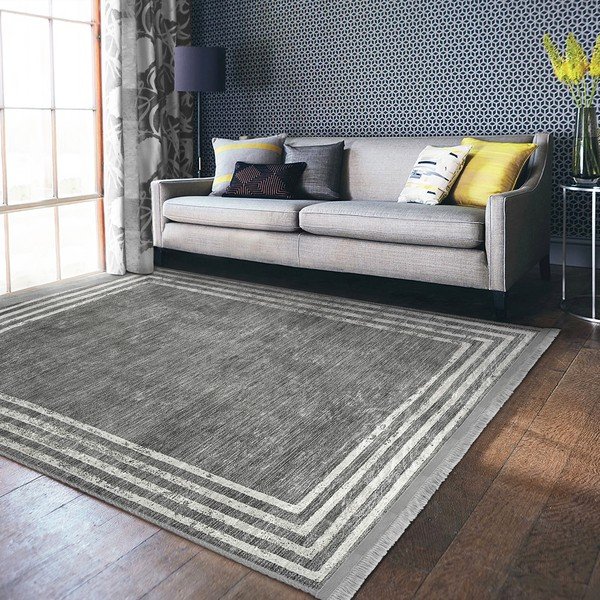 Сив килим 80x150 cm - Mila Home-image-3