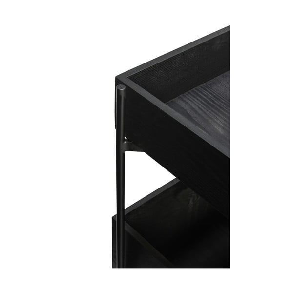 Количка от ясенова дървесина на колела 42x37 cm Fresh - Hübsch-image-2