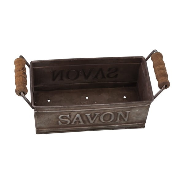 Тъмносив метален дозатор за сапун - Antic Line-image-2