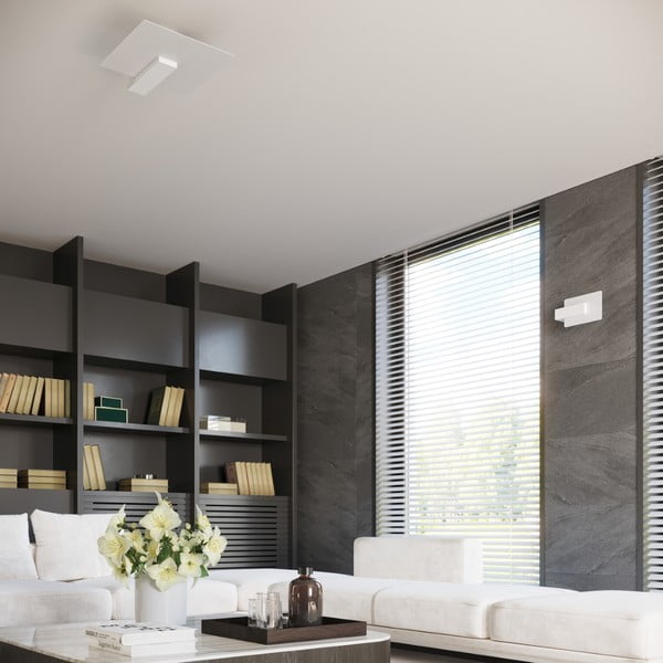 Бяла стенна лампа Parola - Sollux-image-3