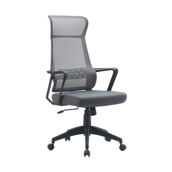 Сив тапициран офис стол Hoboken – Yes Everyday