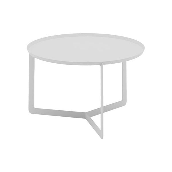 Bílý konferenční stolek MEME Design Round, Ø 60 cm