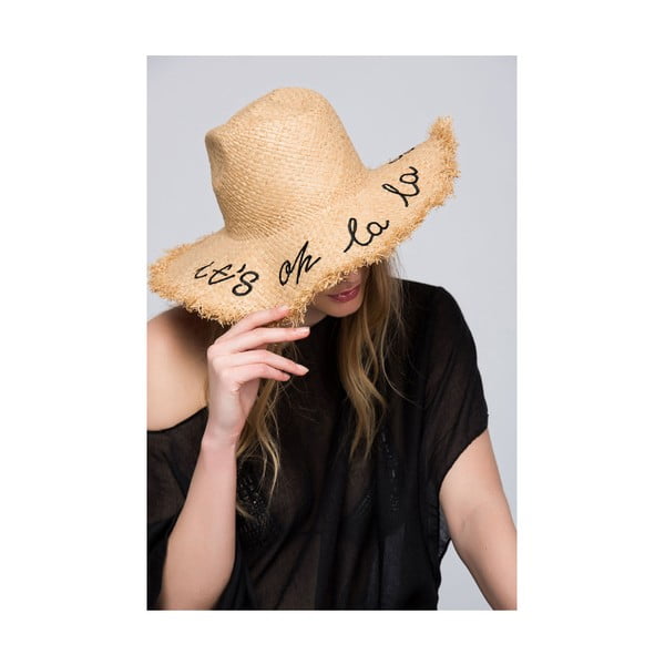 Dámský klobouk s nápisem NW Oh La La
