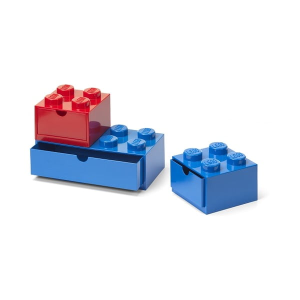 Пластмасови детски кутии за съхранение в комплект от 3 броя Multi-Pack - LEGO®