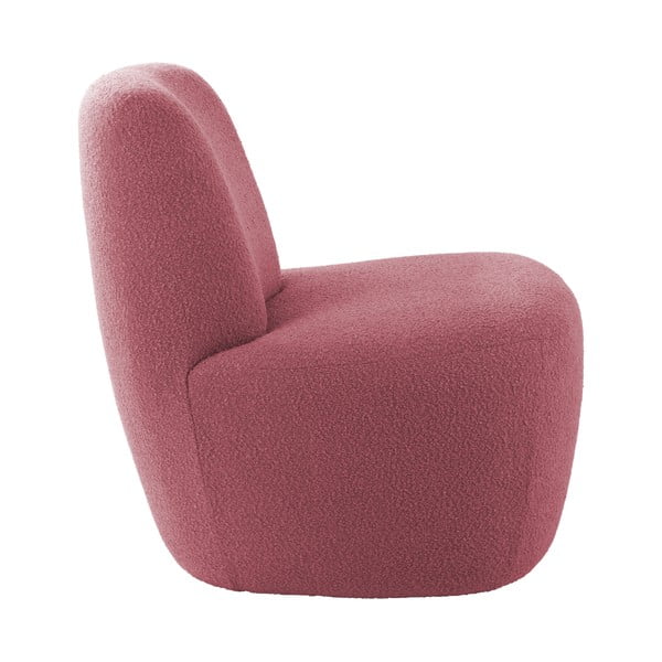 Розово кресло от плат букле Ada – Leitmotiv-image-3