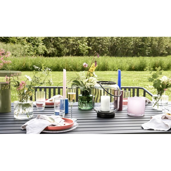 Зелена LED затъмняваща се настолна лампа с метален абажур (височина 28 cm) BringMe – Hübsch-image-1