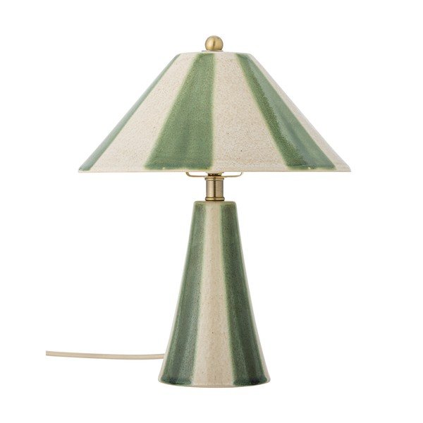 Керамична настолна лампа с керамичен абажур (височина 35 cm) Olive – Bloomingville