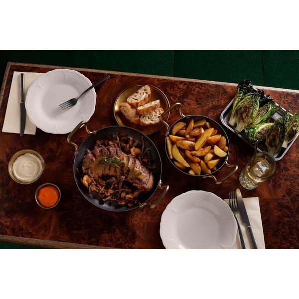 Z terazza чиния за сервиране в сребрист цвят ø 24 cm Serve – BonBistro-image-2