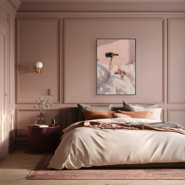 Печатна картина с включена рамка/върху платно 70x100 cm Lazy Sunday – Styler-image-2