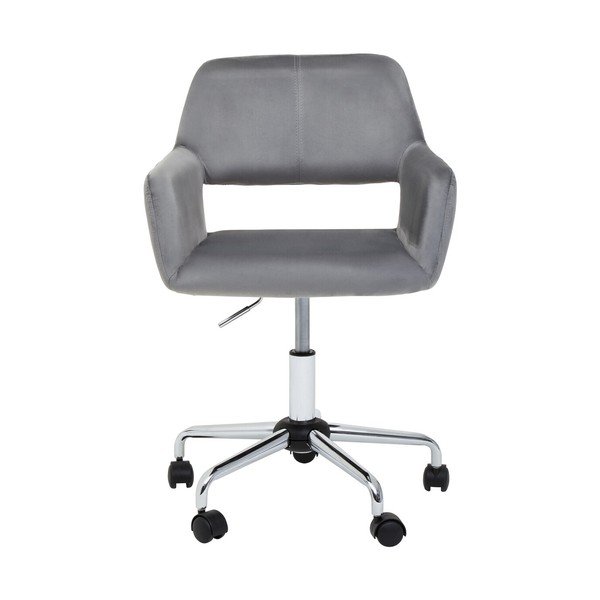 Сив тапициран офис стол Brent – Premier Housewares-image-2