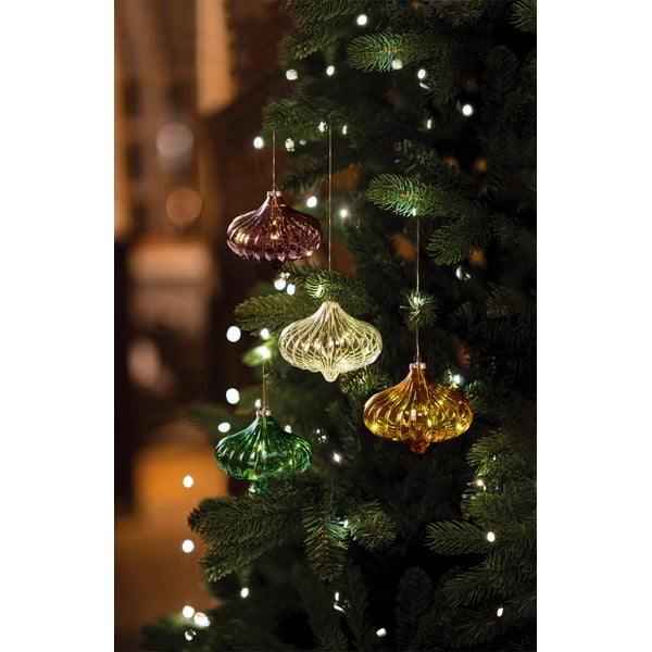 Светла декорация в цвят бордо ø 11 cm Dina - Sirius-image-1