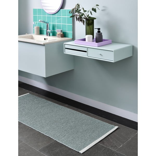 Светлозелен килим за открито и закрито 140x200 cm Mono Sage Army – Pappelina-image-1