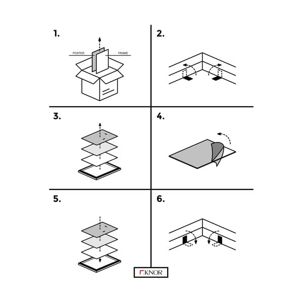 Картини в комплект 6 бр. 32x32 cm – knor-image-3