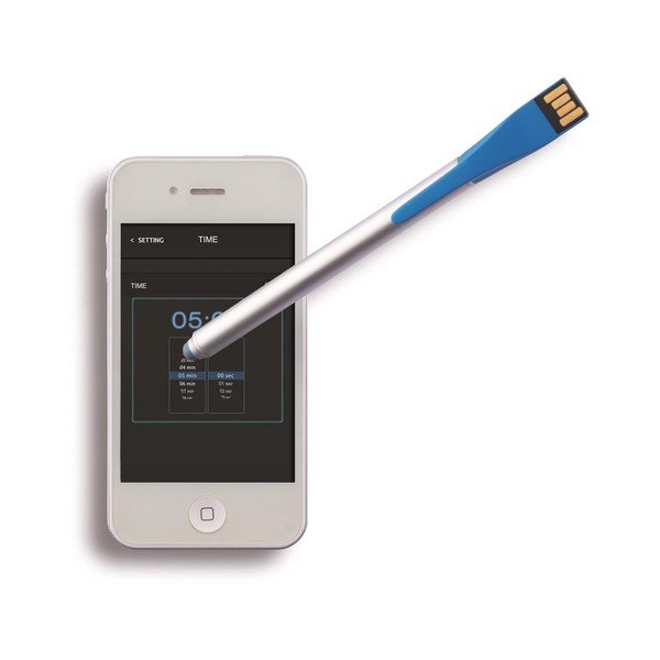 Stylus s USB diskem Point 4GB, modrý-image-1