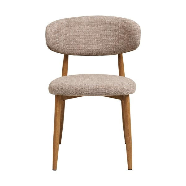 Бежов/в естествен цвят тапициран трапезен стол Levanto – House Nordic-image-3