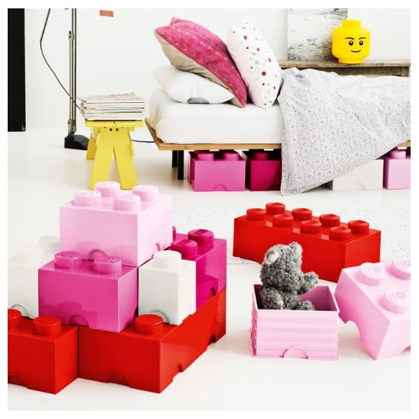 Червена квадратна кутия за съхранение - LEGO®-image-1