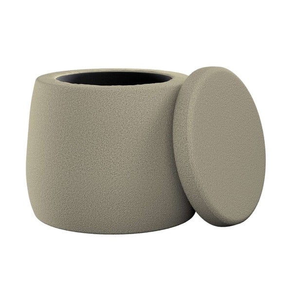 Бежова детска табуретка Boucle – Yellow Tipi-image-1