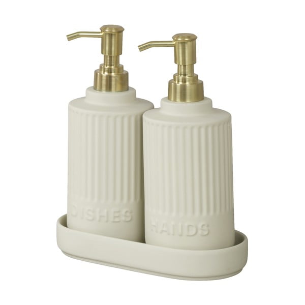 Кремава керамична стойка за перилни препарати Heidi – Wenko