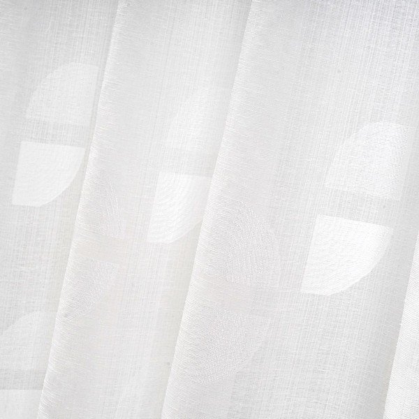 Бяло перде от жакард 140x260 cm Mid Century – Casa Selección-image-4