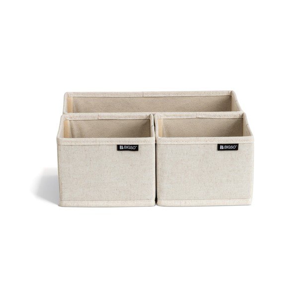 Текстилни органайзери за шкаф 3 бр. Soft Storage – Bigso