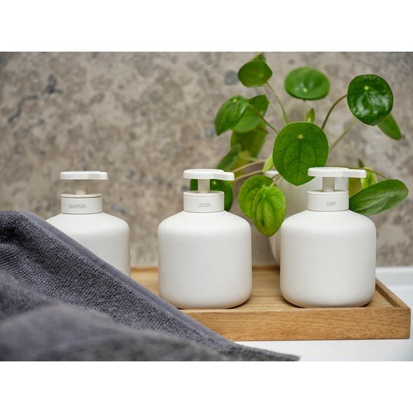 Дозатор за сапун от бял фаянс Inu - Zone-image-4