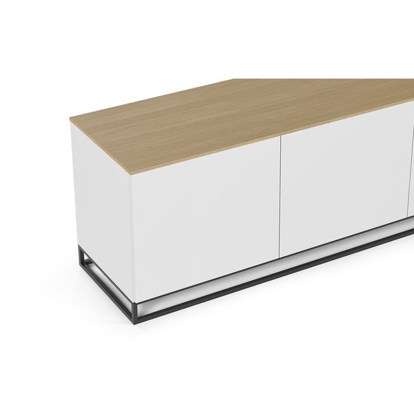 Бял нисък скрин 180x65 cm Join - TemaHome-image-1
