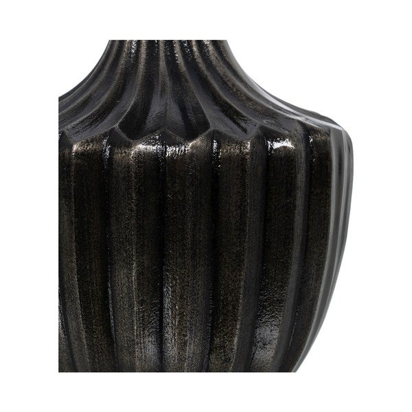 Черно-бяла настолна лампа с текстилен абажур (височина 52,5 cm) – Ixia-image-4