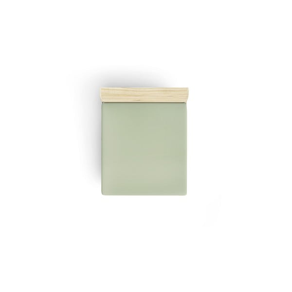 Зелен чаршаф от еластичен памук 160x200 cm - Mijolnir