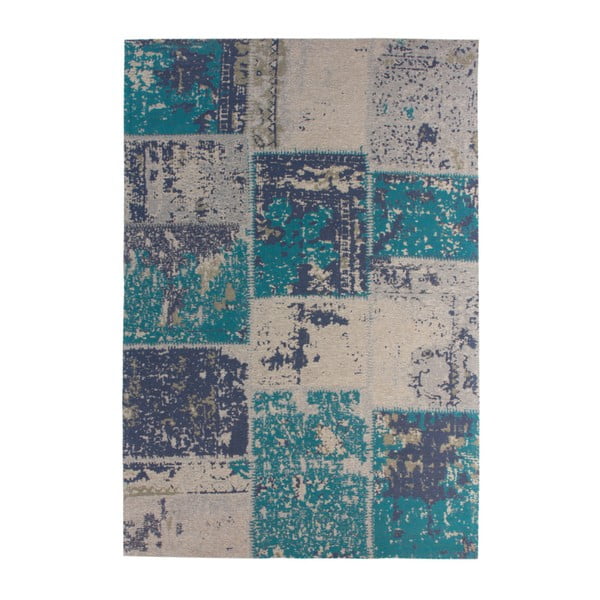 Тюркоазено сив килим Нептун, 120 x 170 cm - Kayoom