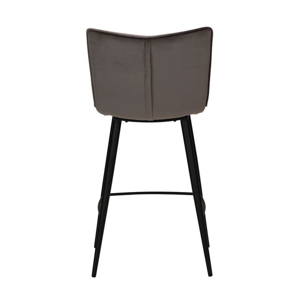 Бар стол от сиво кадифе, височина 93 cm Join - DAN-FORM Denmark-image-4