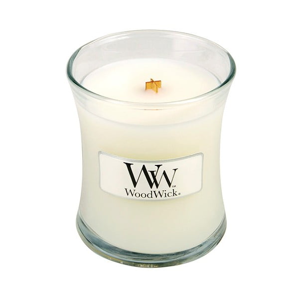 Свещ с аромат на ванилия, мед и роза Бебешка пудра, време на горене 20 часа - WoodWick
