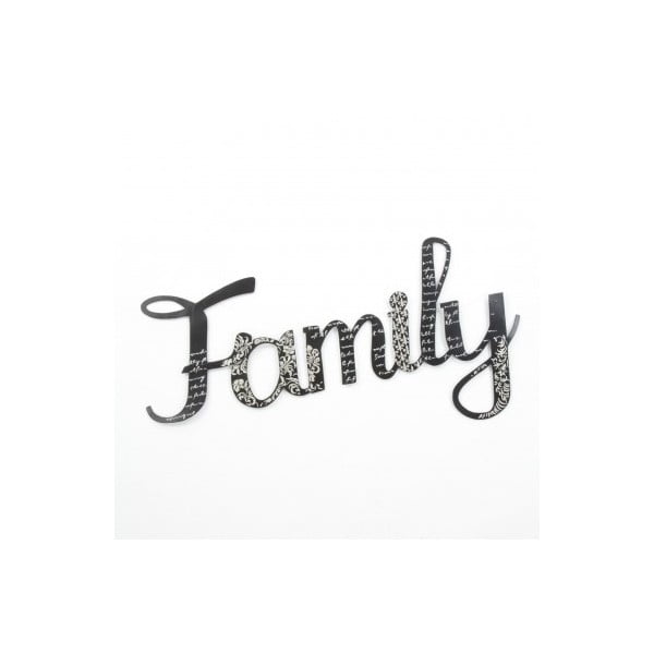Dekorativní nápis Family