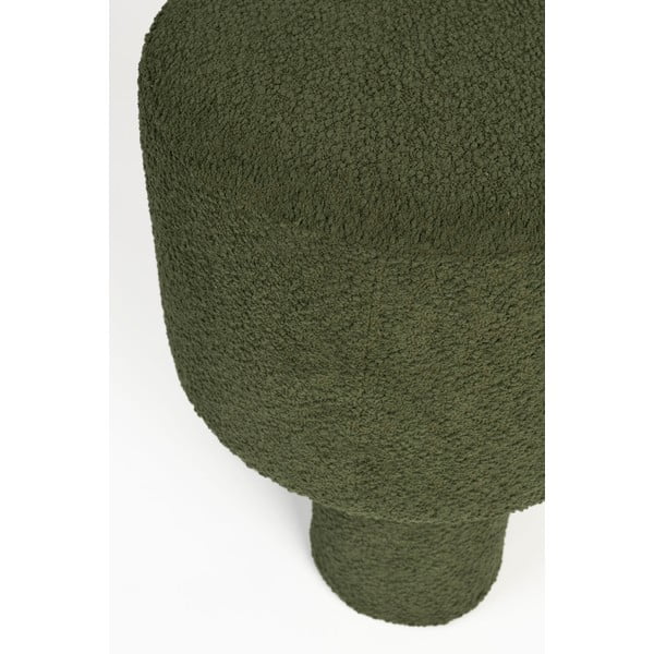 Зелена табуретка от букле Marcos – White Label-image-2