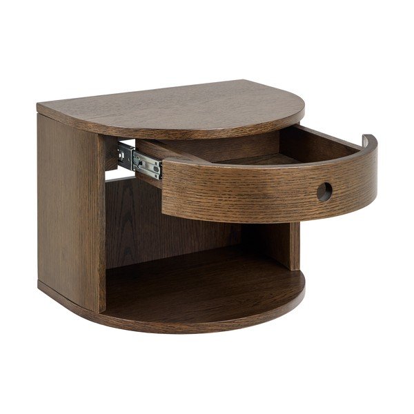 Нощно шкафче от декор от дъб  в тъмно естествен цвят Paron – Actona-image-3