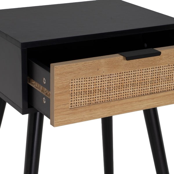 Черно нощно шкафче – Casa Selección-image-4