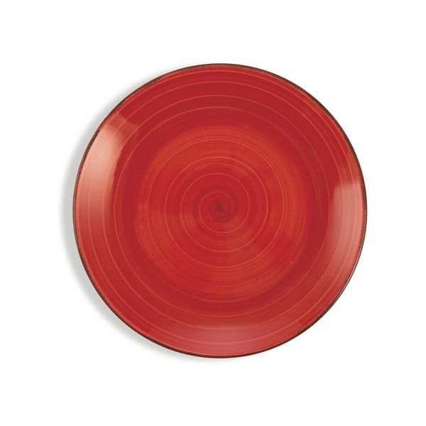 Комплект от 6 червени чинии в цвят бордо Villa d'Este Baita, ø 19 cm - Villa d'Este