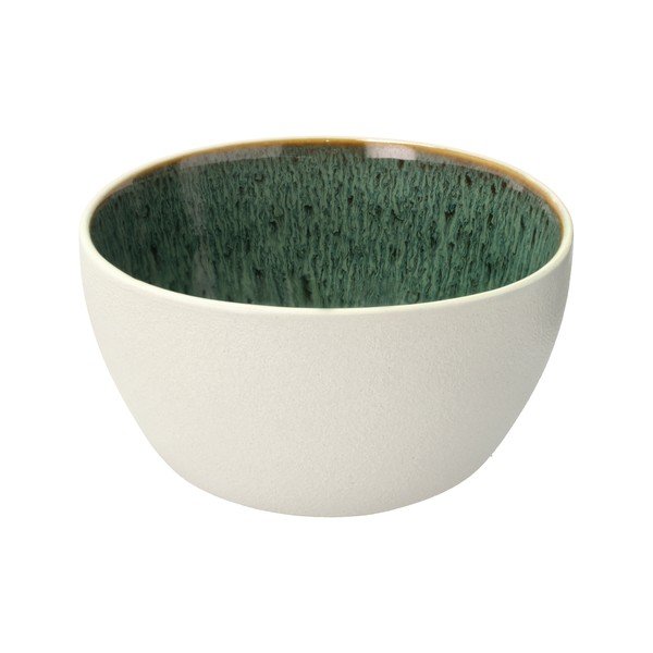 Бяла/зелена глинена купичка 400 ml Gastro White/Green – Bitz