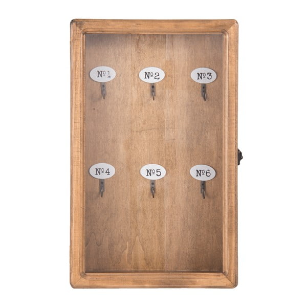 Дървена кутия за ключове Clayre & Eef Hermesso, 24 x 38 cm - Clayre & Eef