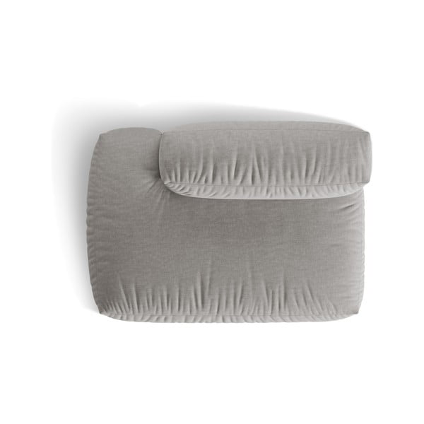 Светлосив модул за диван (ляв ъгъл) Martina – Micadoni Home-image-3