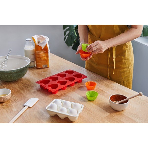 Силиконова форма за печене 17,5x30 cm Heart – Lékué-image-1