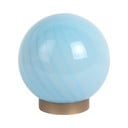 Светлосиня настолна лампа със стъклен абажур (височина 17 cm) Summer Globe – Leitmotiv