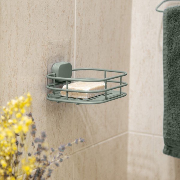 Самозадържащ се метален дозатор за сапун в ментов цвят Grena - Compactor-image-1