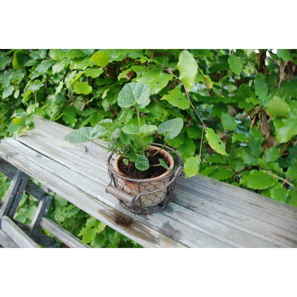 Теракотена ръчно изработена саксия за цветя ø 12 cm – Esschert Design-image-3