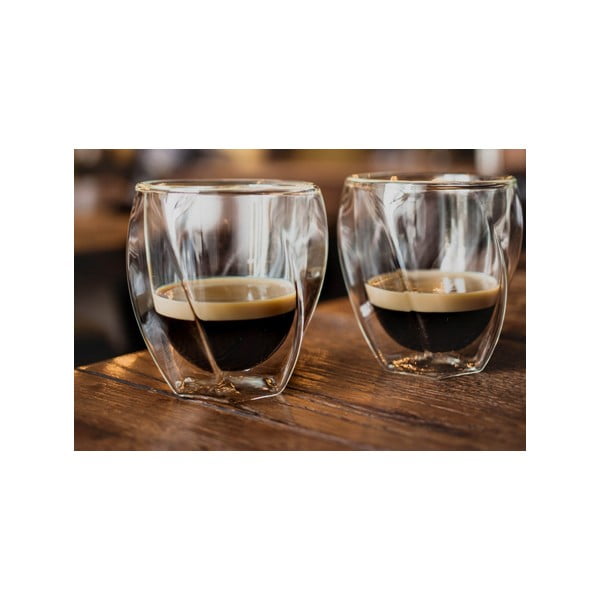 Чаши за капучино с двойни дъна в комплект от 2 бр. 250 ml Cristallo – Vialli Design-image-3