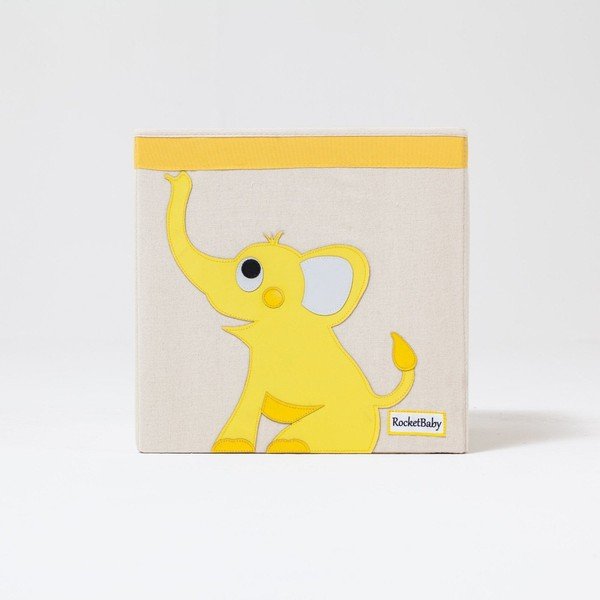 Детска кутия за съхранение от плат Robby the Elephant - Rocket Baby-image-1
